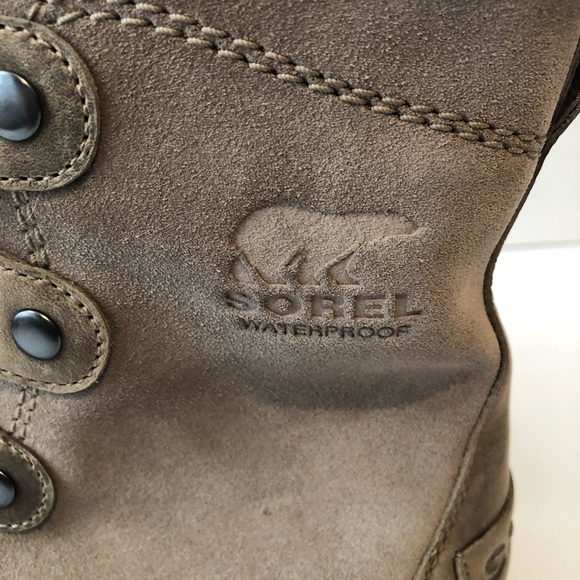 Sorel women’s leather faux fur lined lace up boot size 7 - Picture 2 of 10